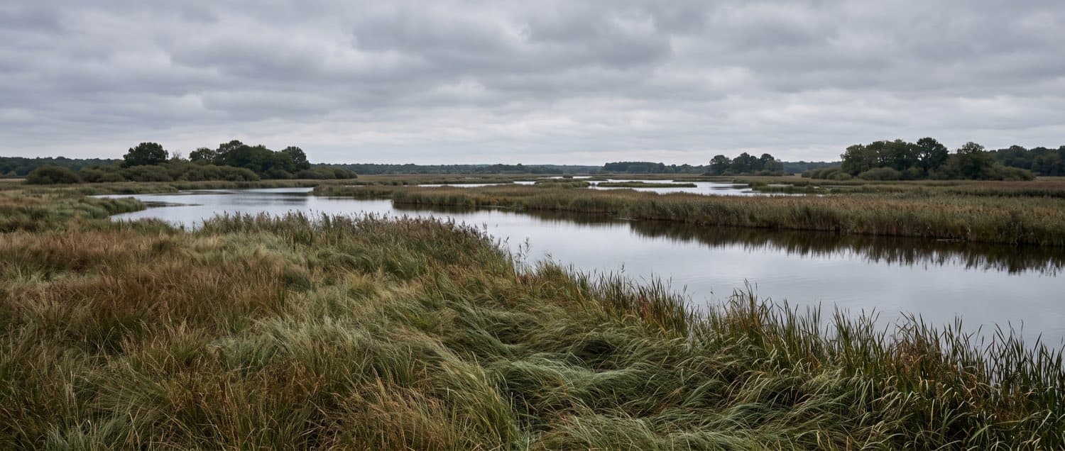Paysage caractéristique dans l'Indre